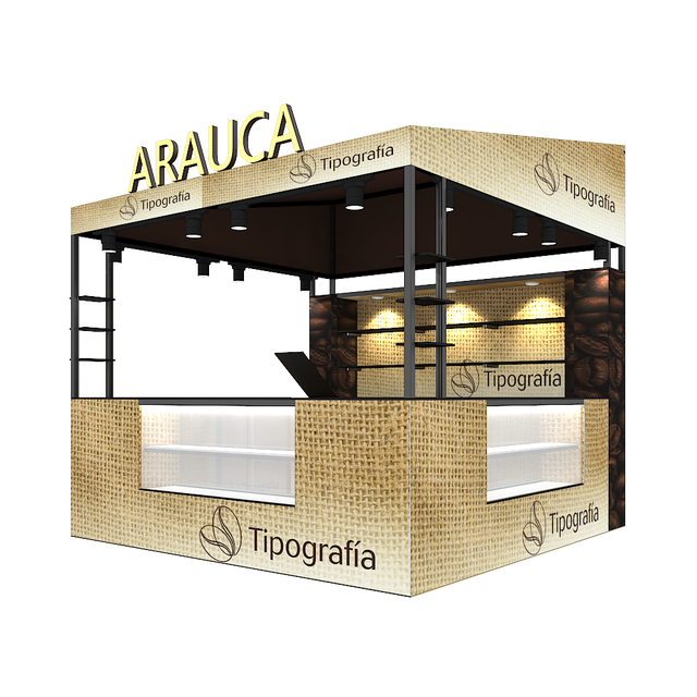 10x10 Modular Expo Fair Aluminum Structure Custom Trade Show Booth Display